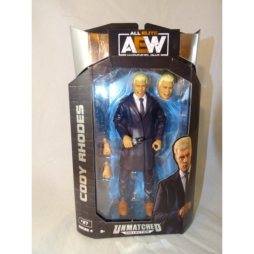 AEW Unmatched S4 Cody Rhodes Suit Action Figure #27 NIB Sealed